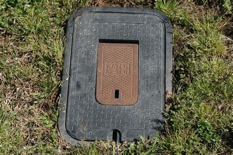 metal water tight box with oval door|water meter box sizes.